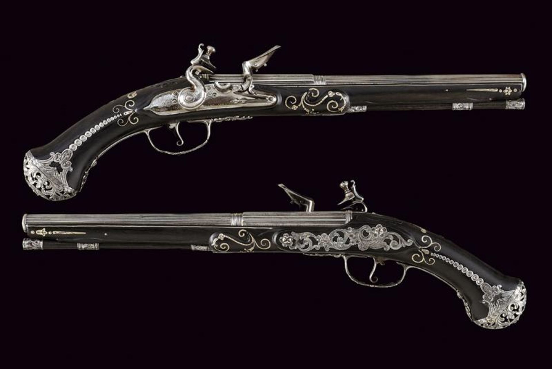 An important pair of flintlock pistols by Acqua Fresca - Image 14 of 16