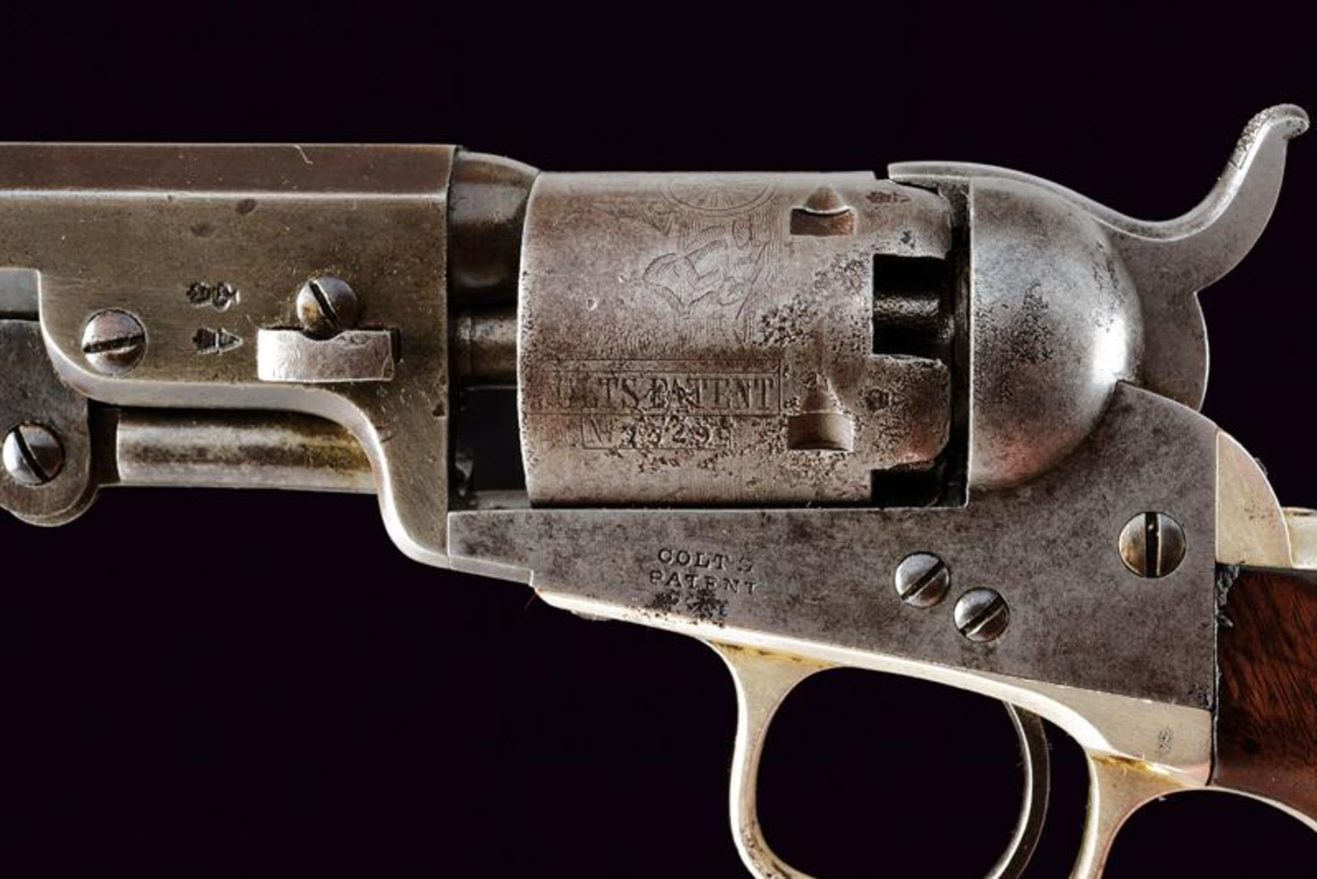 A cased Colt Model 1849 Pocket Revolver - Image 7 of 10