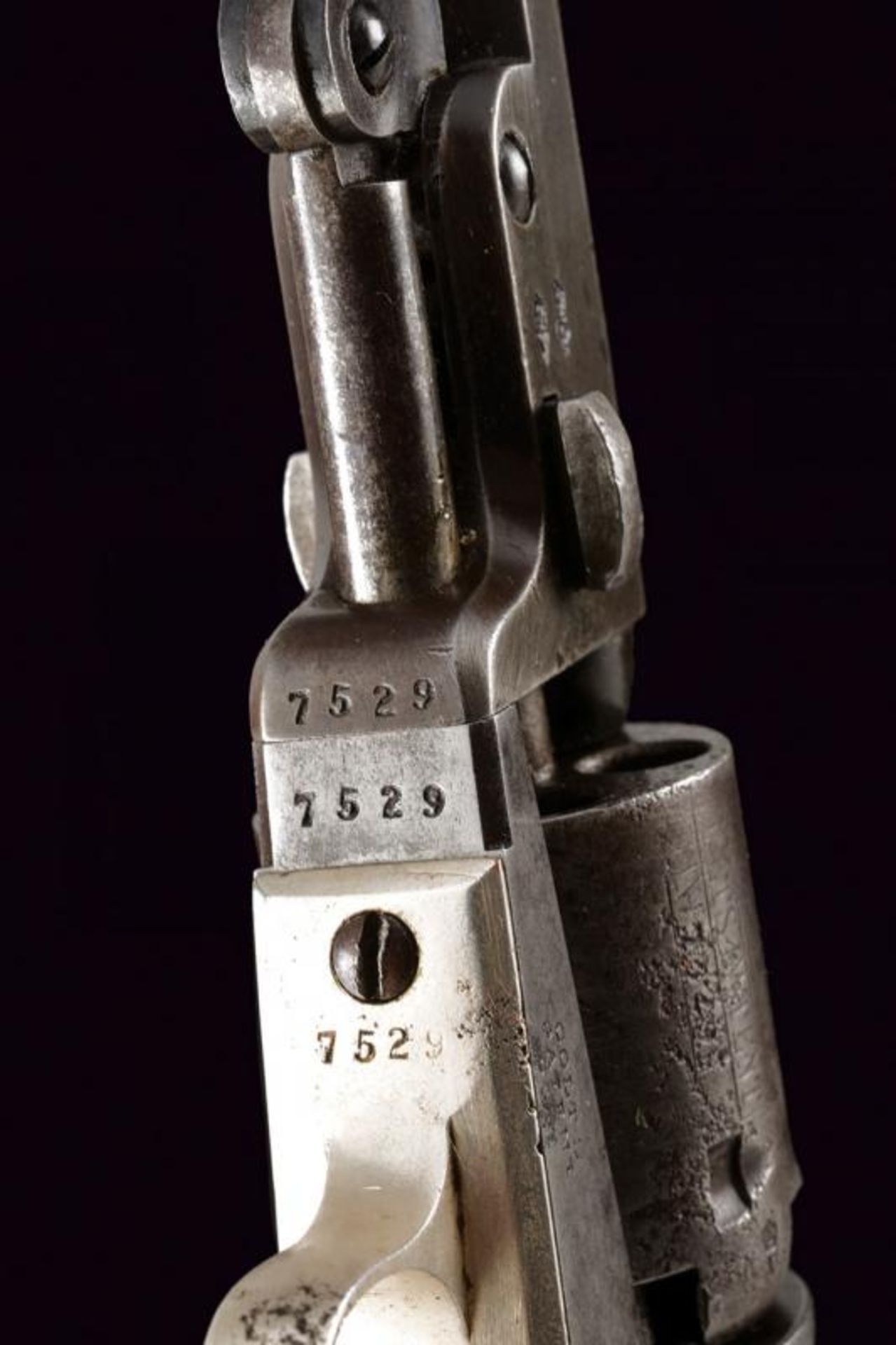 A cased Colt Model 1849 Pocket Revolver - Image 9 of 10