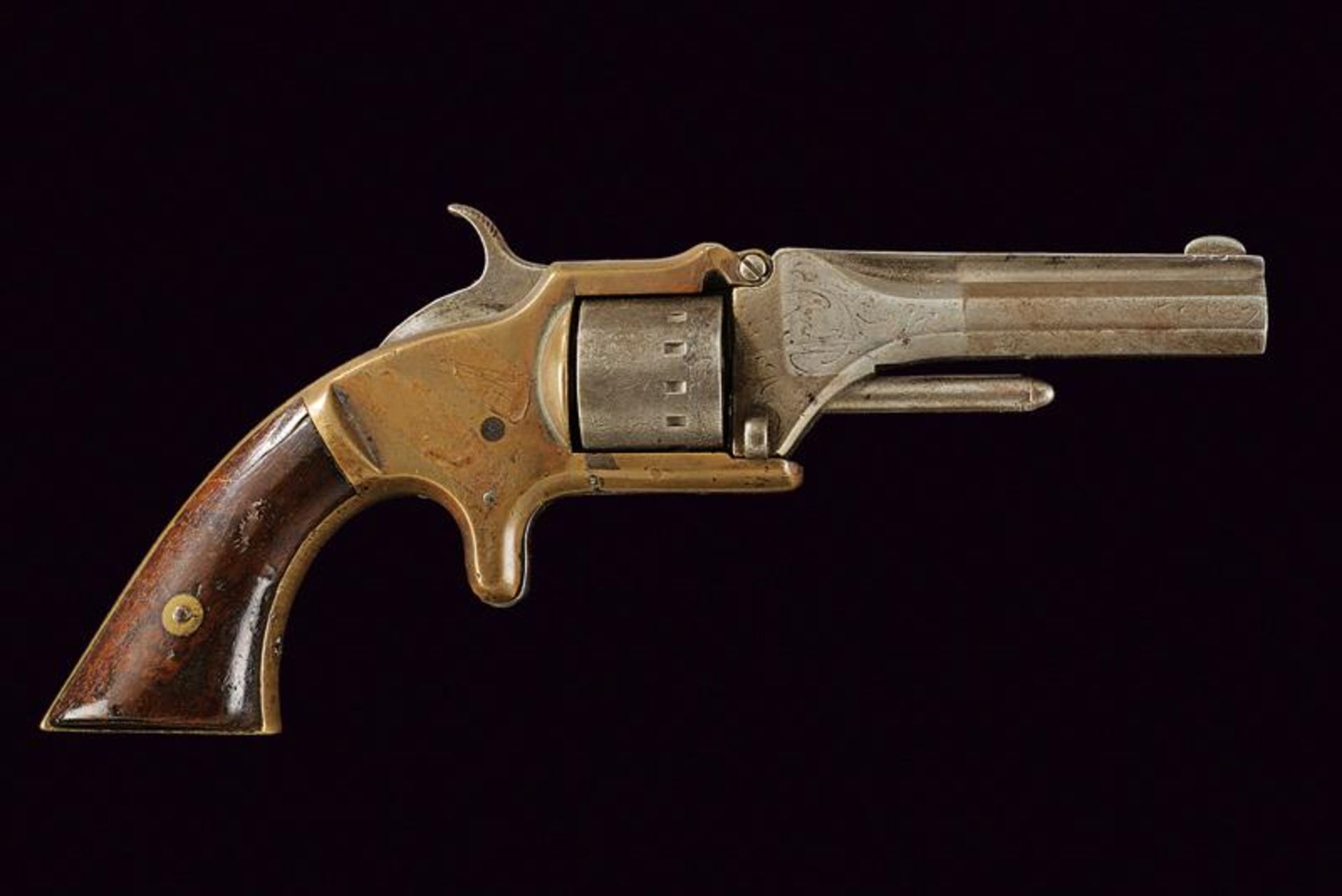 A Manhattan 22 Caliber Pocket Revolver, Second Model - Image 4 of 4