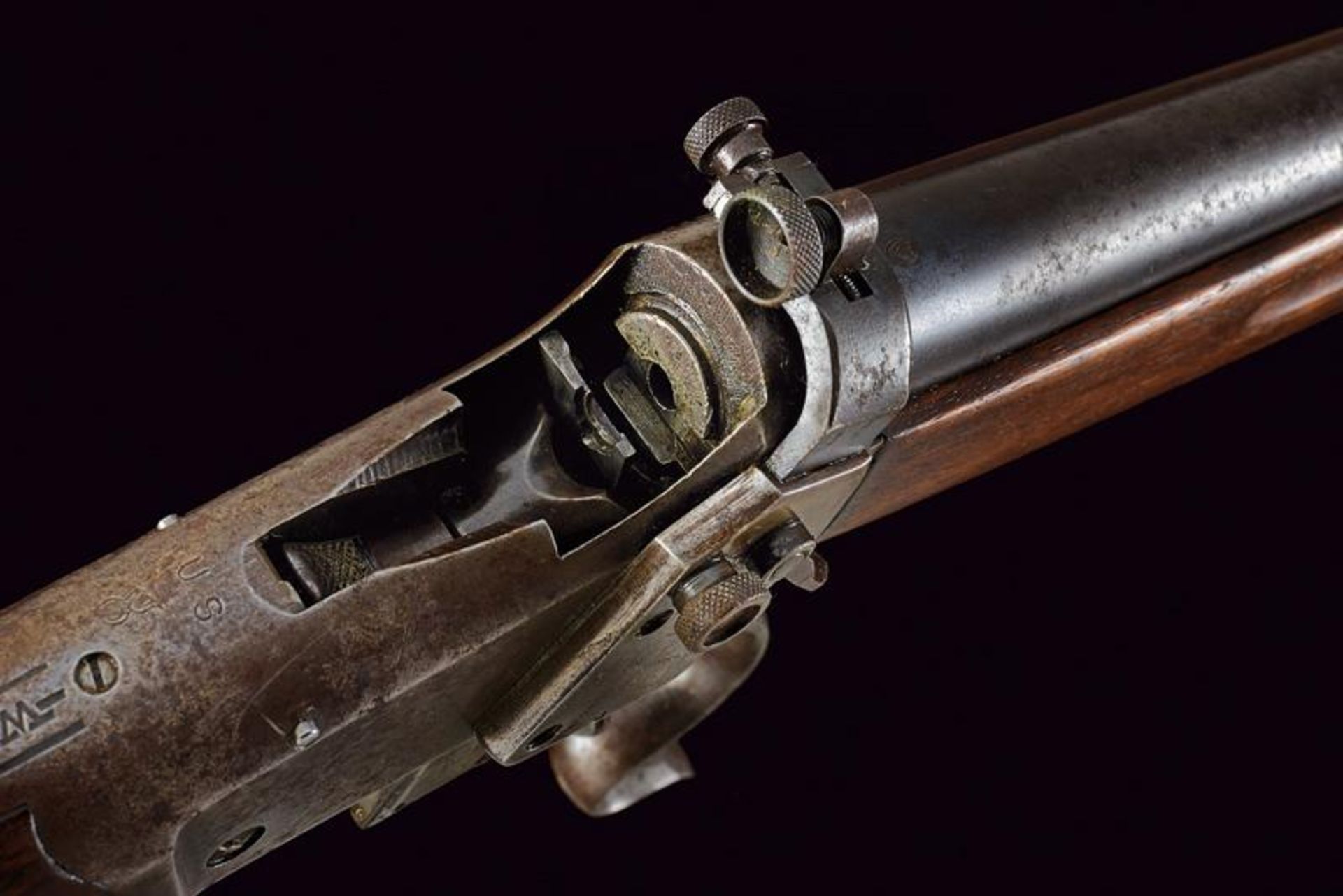 A Winchester Third Model Low Wall Musket (Winder Musket) - Image 12 of 14