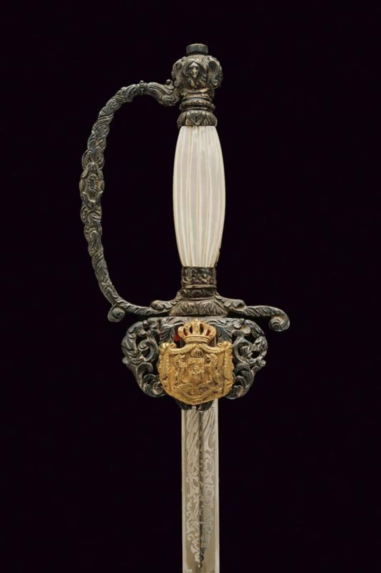 A fine silver mounted small sword - Image 2 of 10