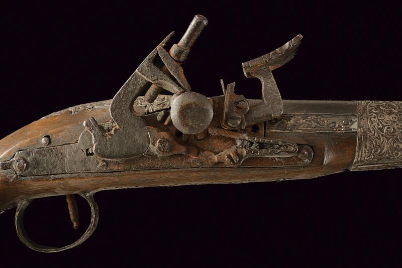 A silver mounted flintlock pistol - Image 3 of 6