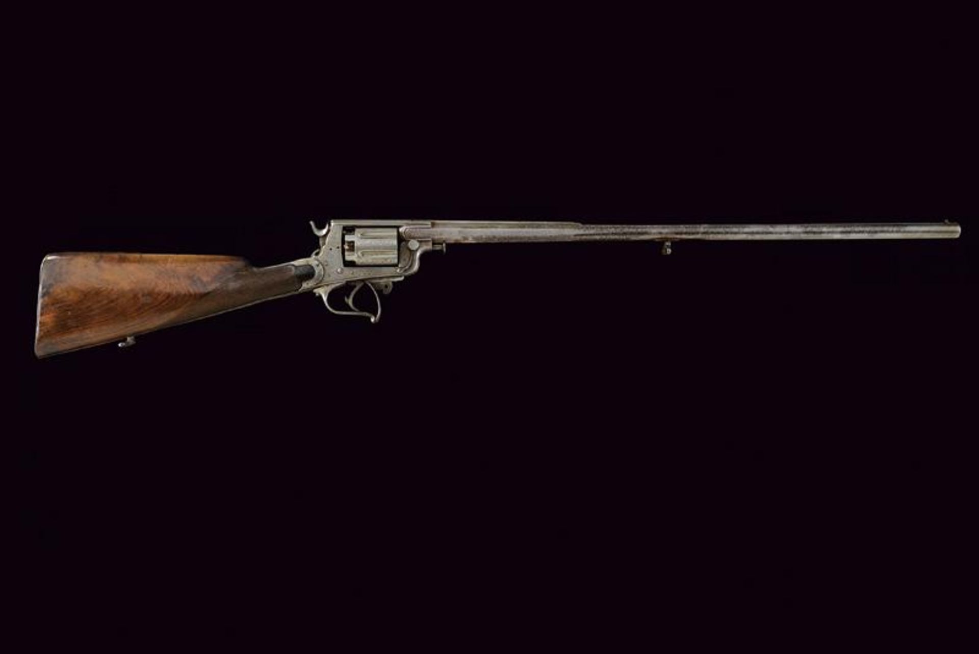 A percussion revolving rifle by Mazza - Image 11 of 11