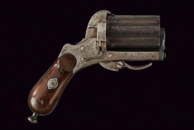 A pin-fire pepperbox revolver - Image 5 of 5