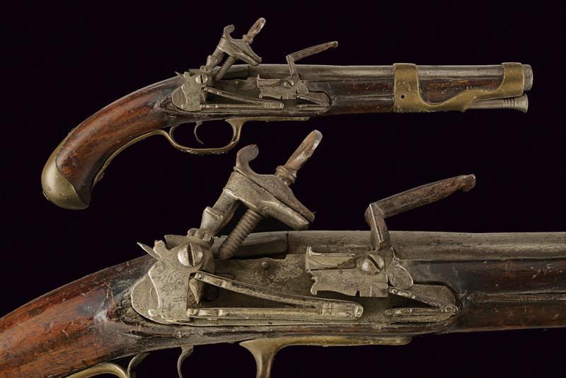 A miquelet flintlock pistol