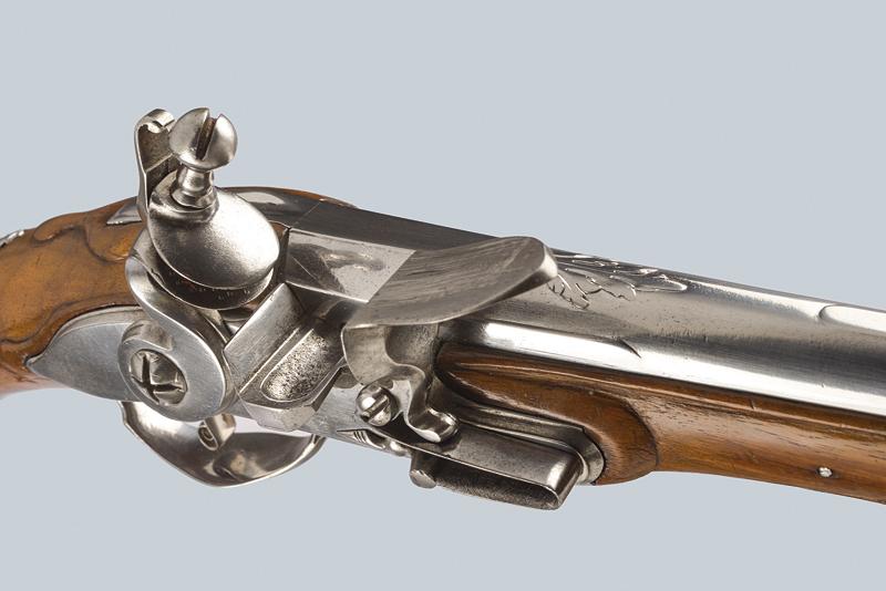 A pair of flintlock holster pistols - Image 3 of 7