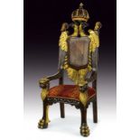 An important masonic throne