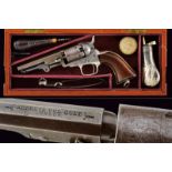 A cased Colt Model 1849 Pocket Revolver