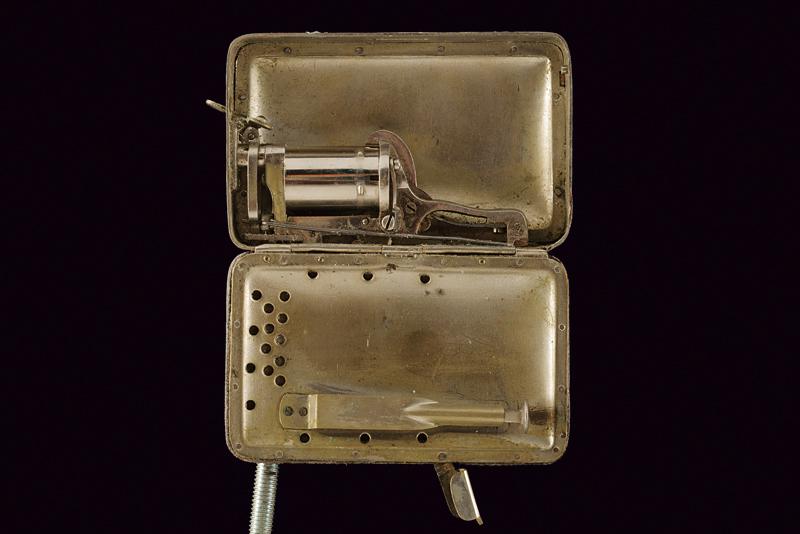 A very scarce Frankenau pin-fire pepperbox revolver in a purse - Image 2 of 10