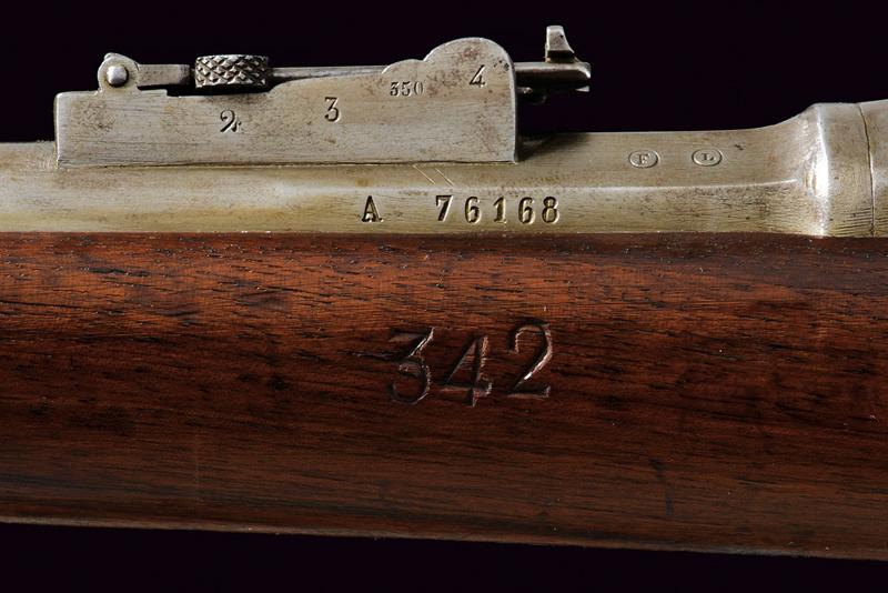 An 1866 model Chassepot breech-loading rifle with bayonet - Image 11 of 13