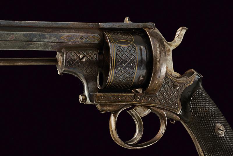 An engraved pinfire revolver - Image 2 of 5