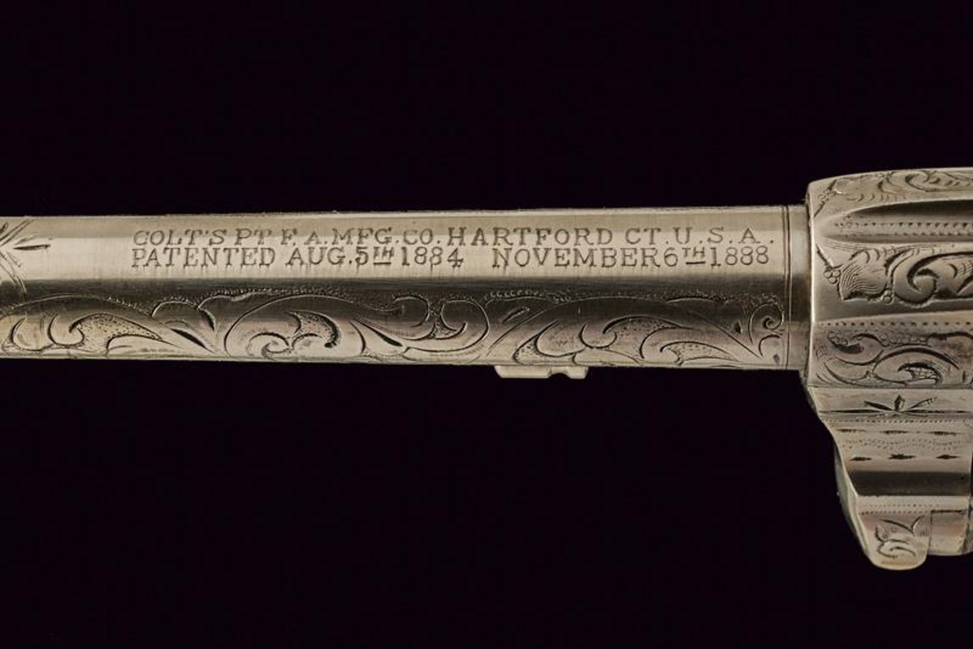 An engraved 1889 model Colt revolver - Image 4 of 4