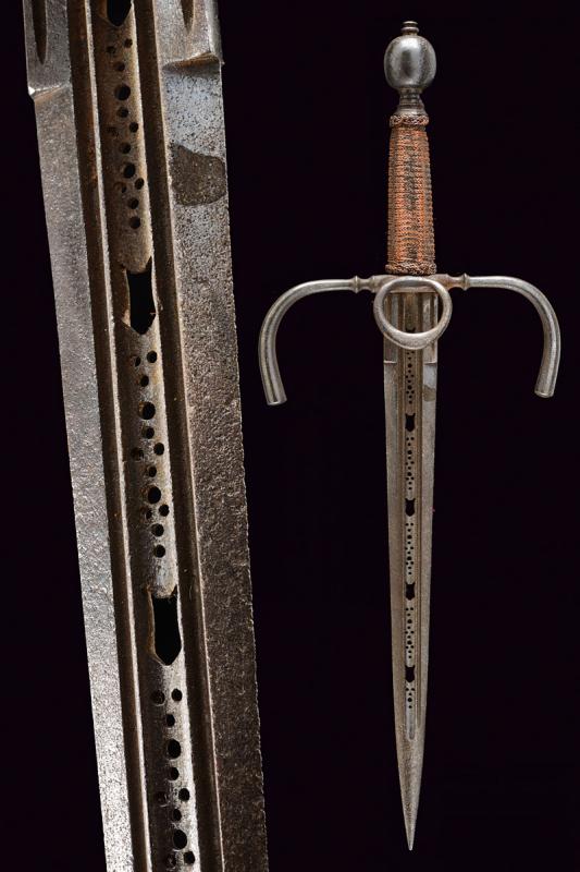 A composite left hand dagger