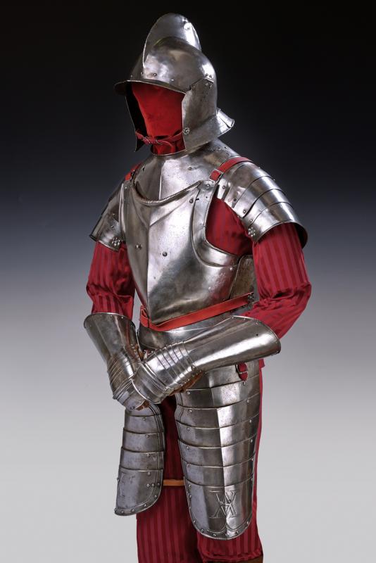 An interesting man at arms composite half armour