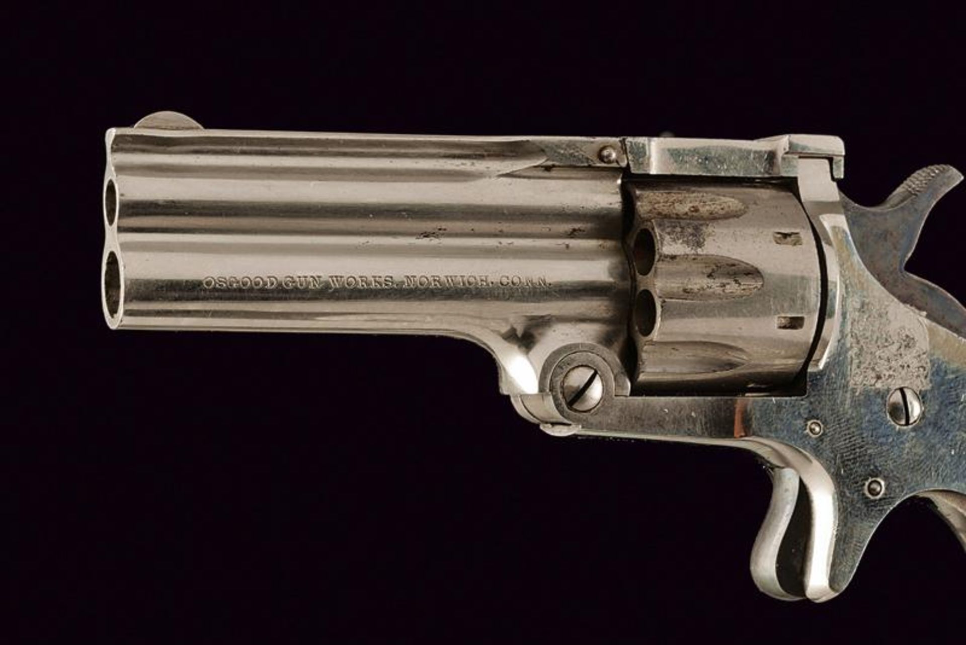 Osgood Gun Works Duplex Revolver model 1880 - Image 2 of 3