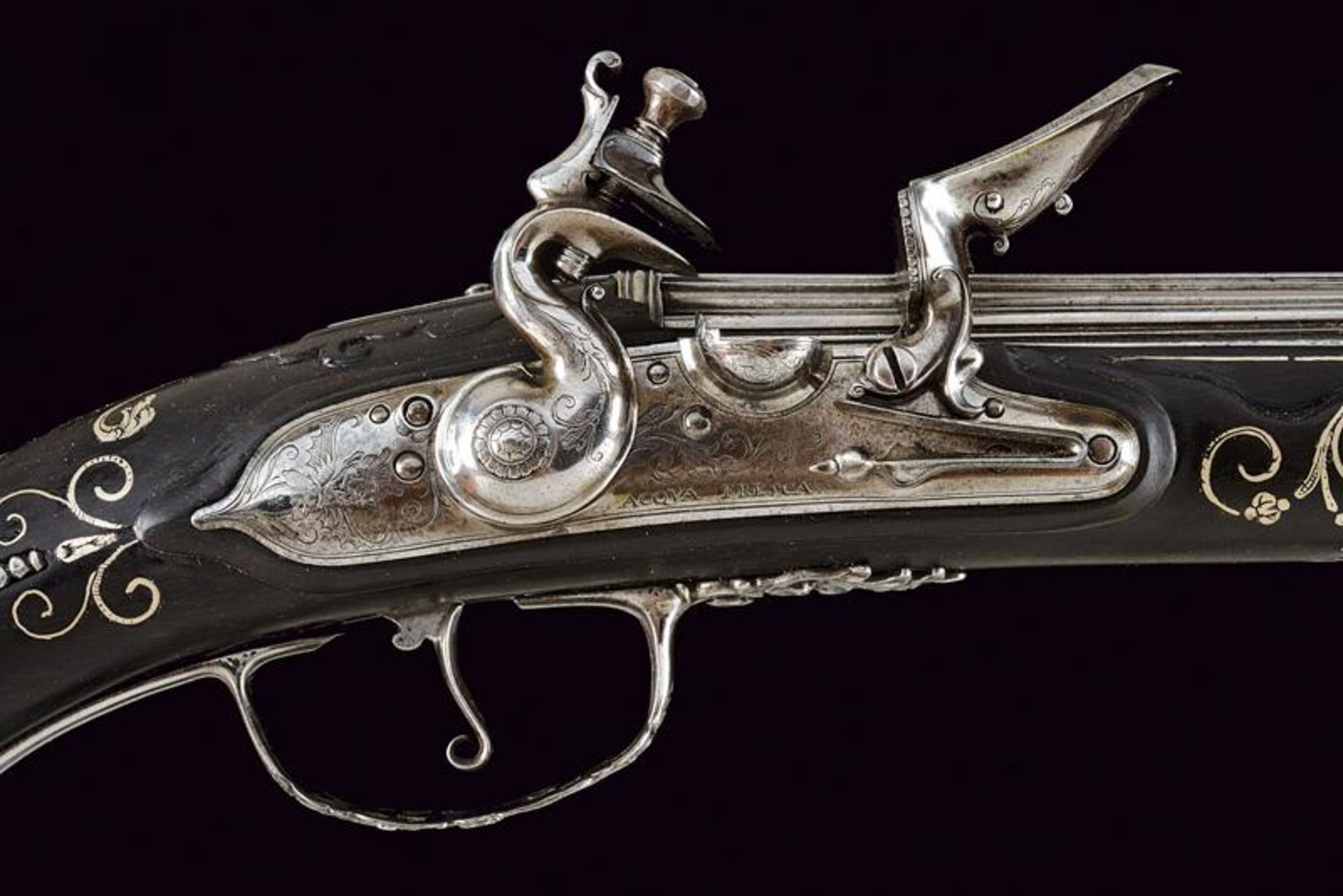 An important pair of flintlock pistols by Acqua Fresca - Image 8 of 16