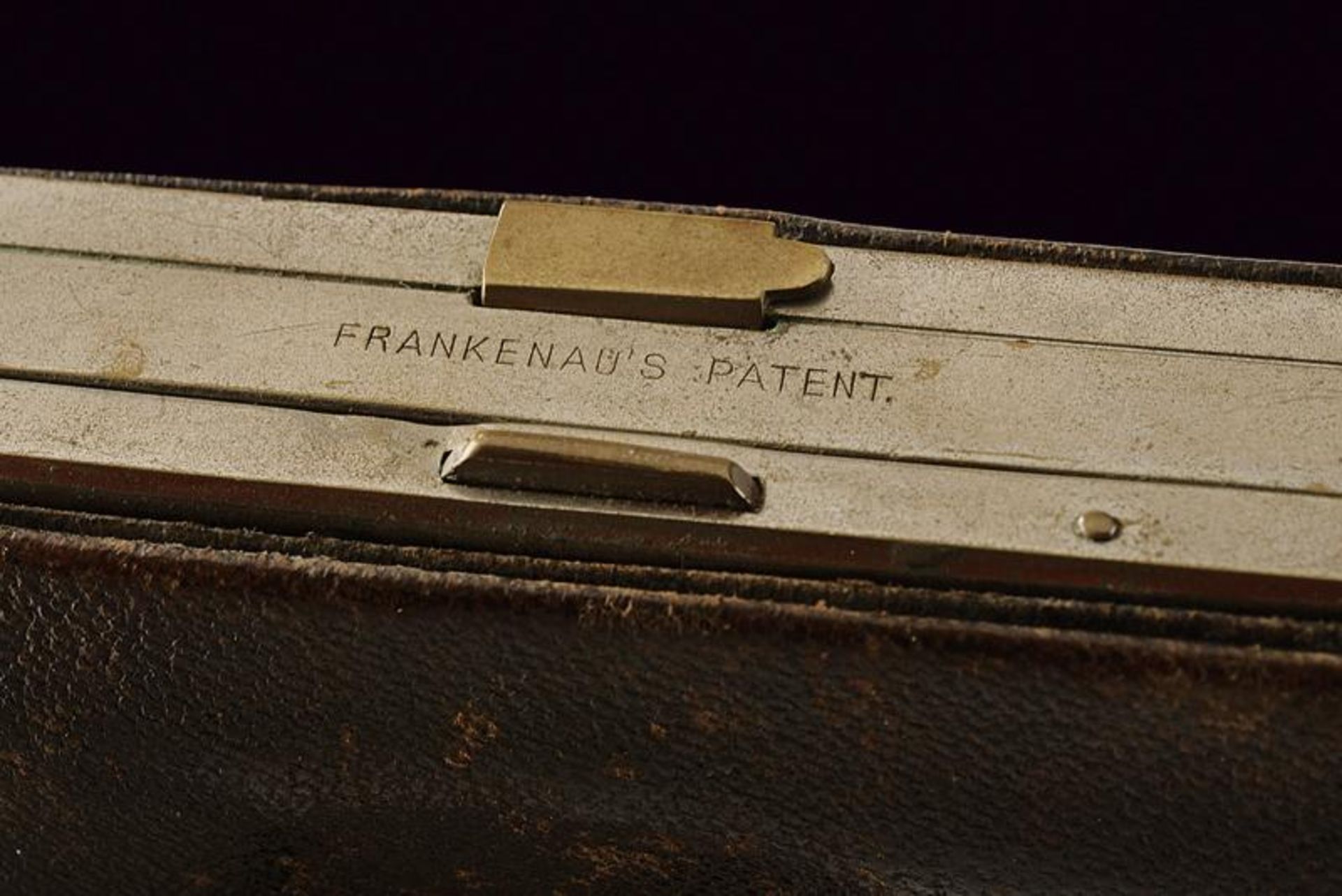 A very scarce Frankenau pin-fire pepperbox revolver in a purse - Bild 8 aus 10