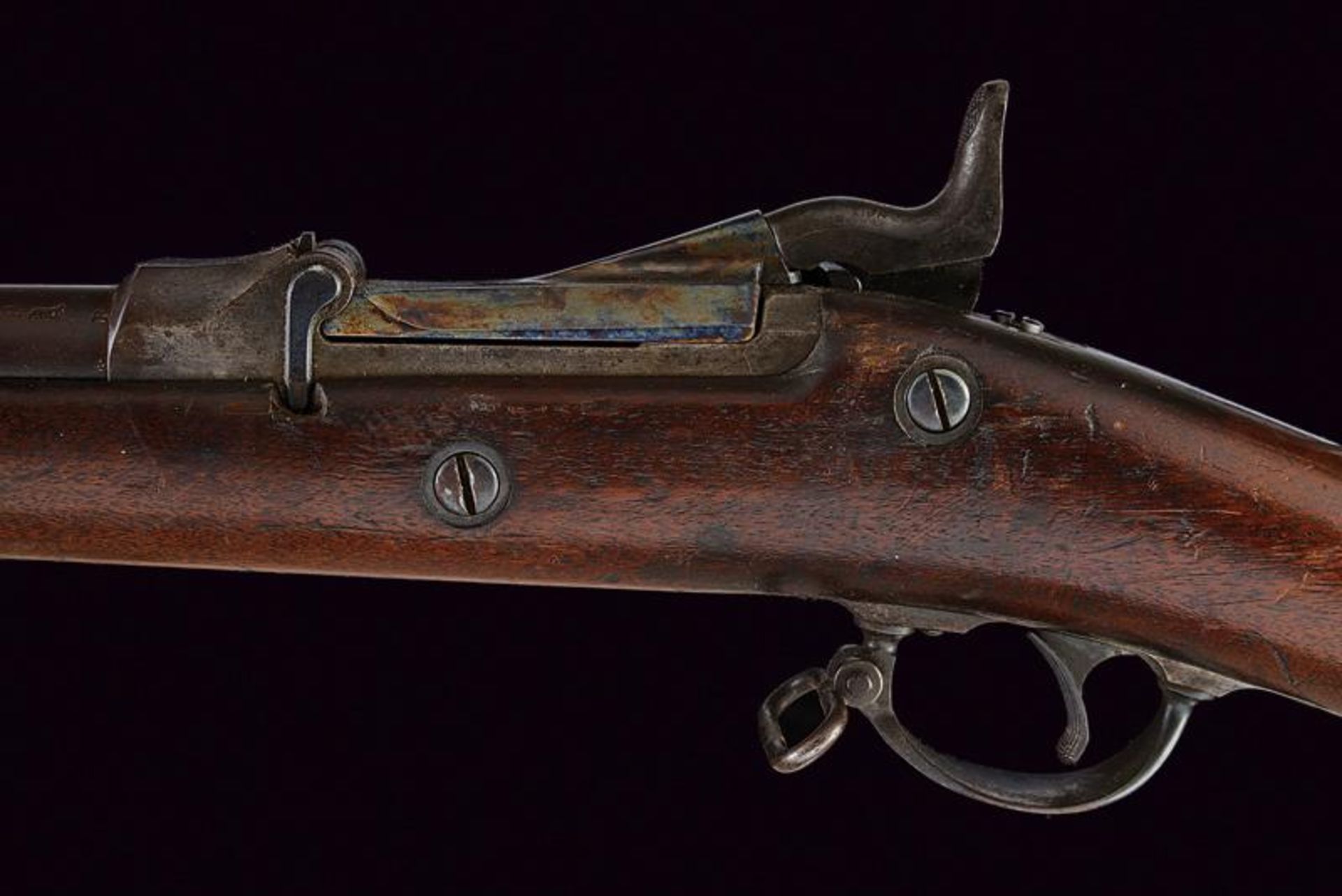 An 1873 model Springfield Trapdoor rifle - Bild 4 aus 7