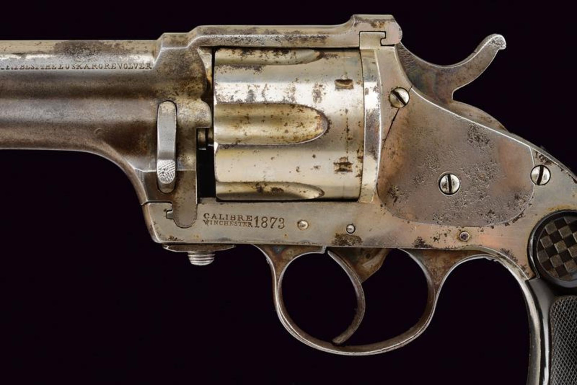 An interesting antique copy of a Merwin, Hulbert & Co. Large Frame D.A. Revolver - Bild 4 aus 9
