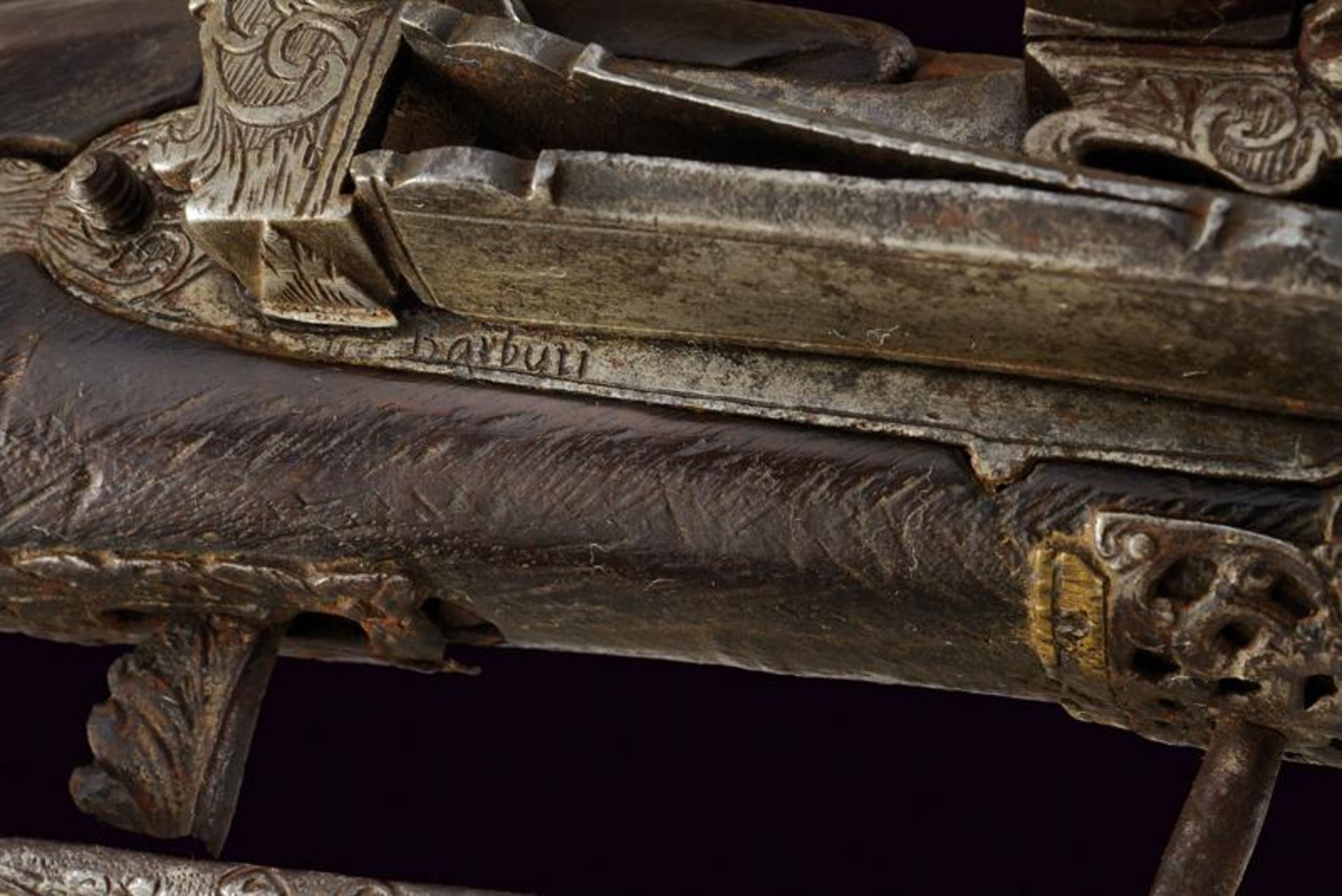 A miquelet flintlock gun - Image 9 of 10