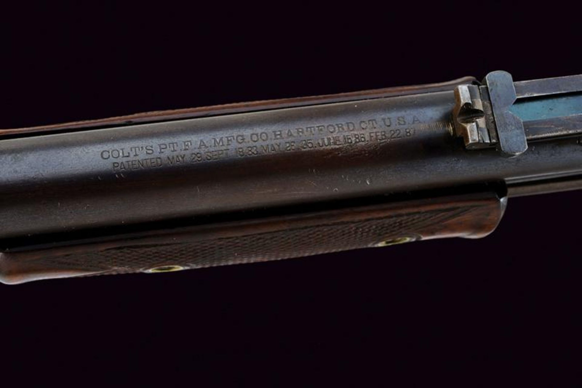 A Colt Lightning Slide Action Carbine, Medium Frame - Image 7 of 9