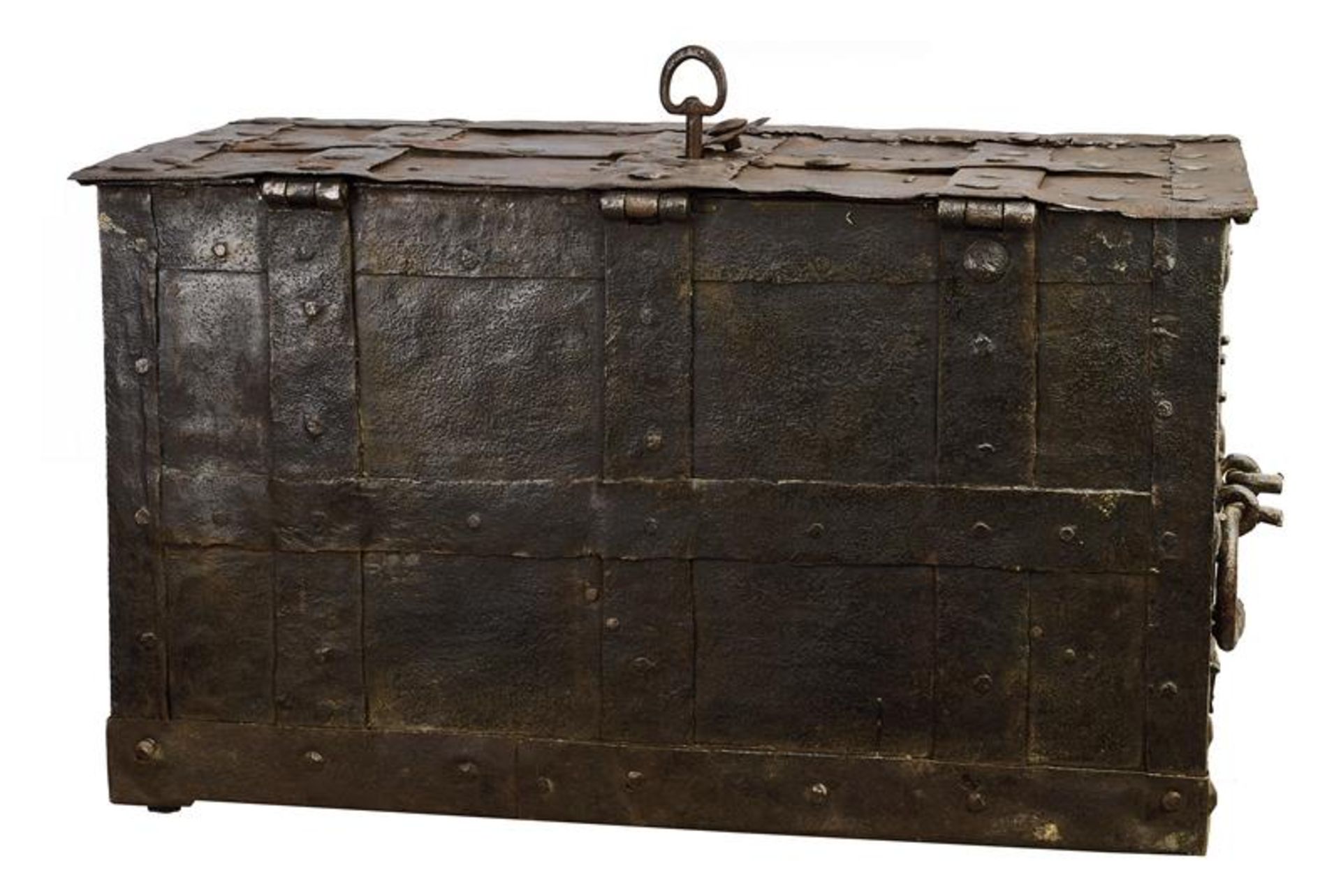 A rare painted strongbox - Image 9 of 15