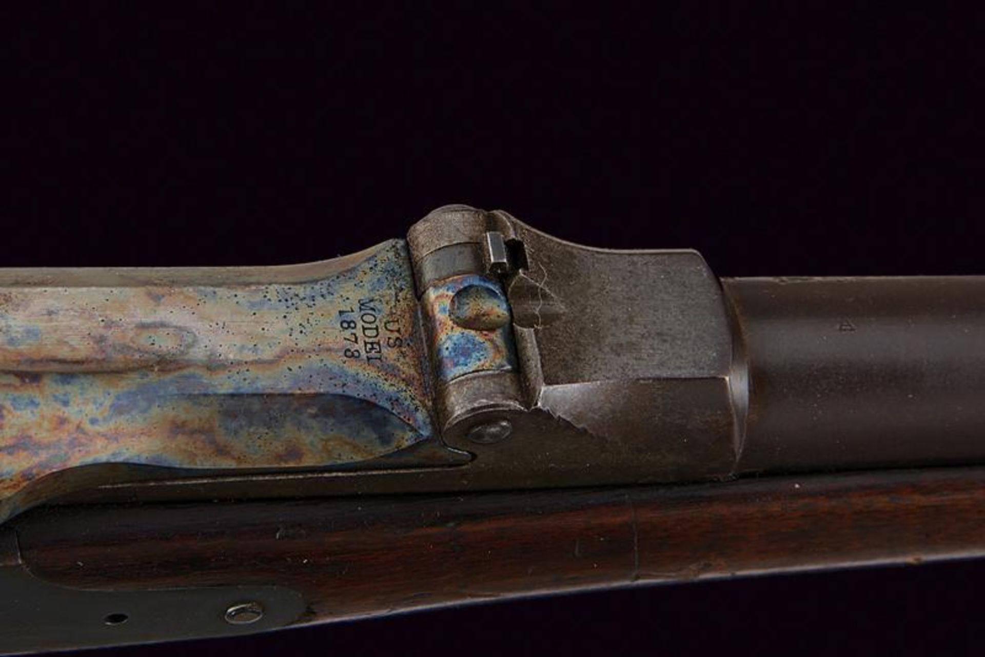 An 1873 model Springfield Trapdoor rifle - Bild 5 aus 7