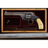 An interesting cased S&W New Model No. 3 Single Action Revolver