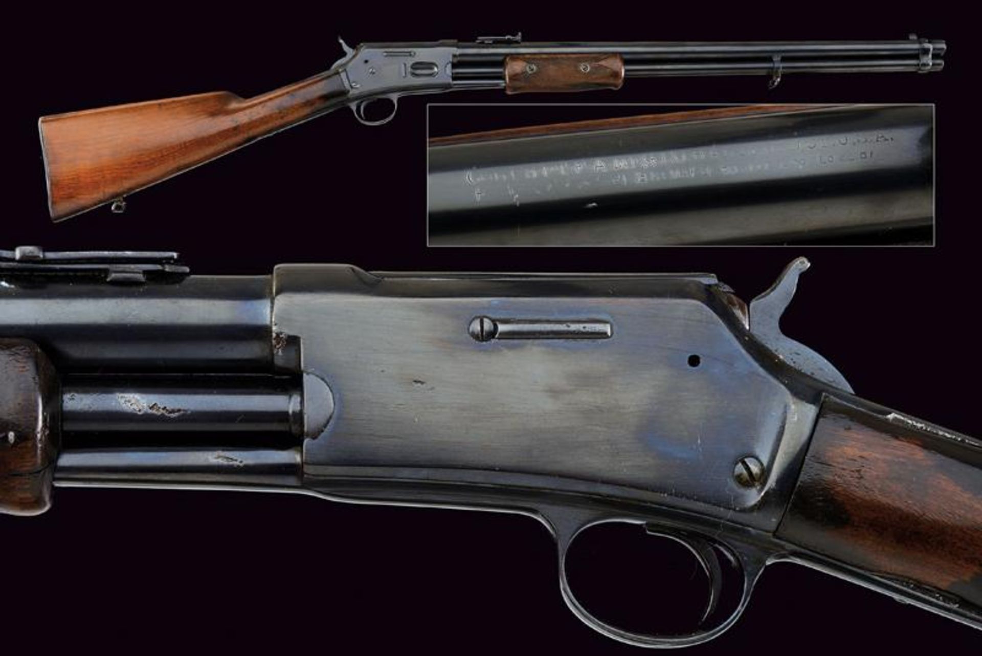 A Colt Lightning Slide Action Rifle, medium frame