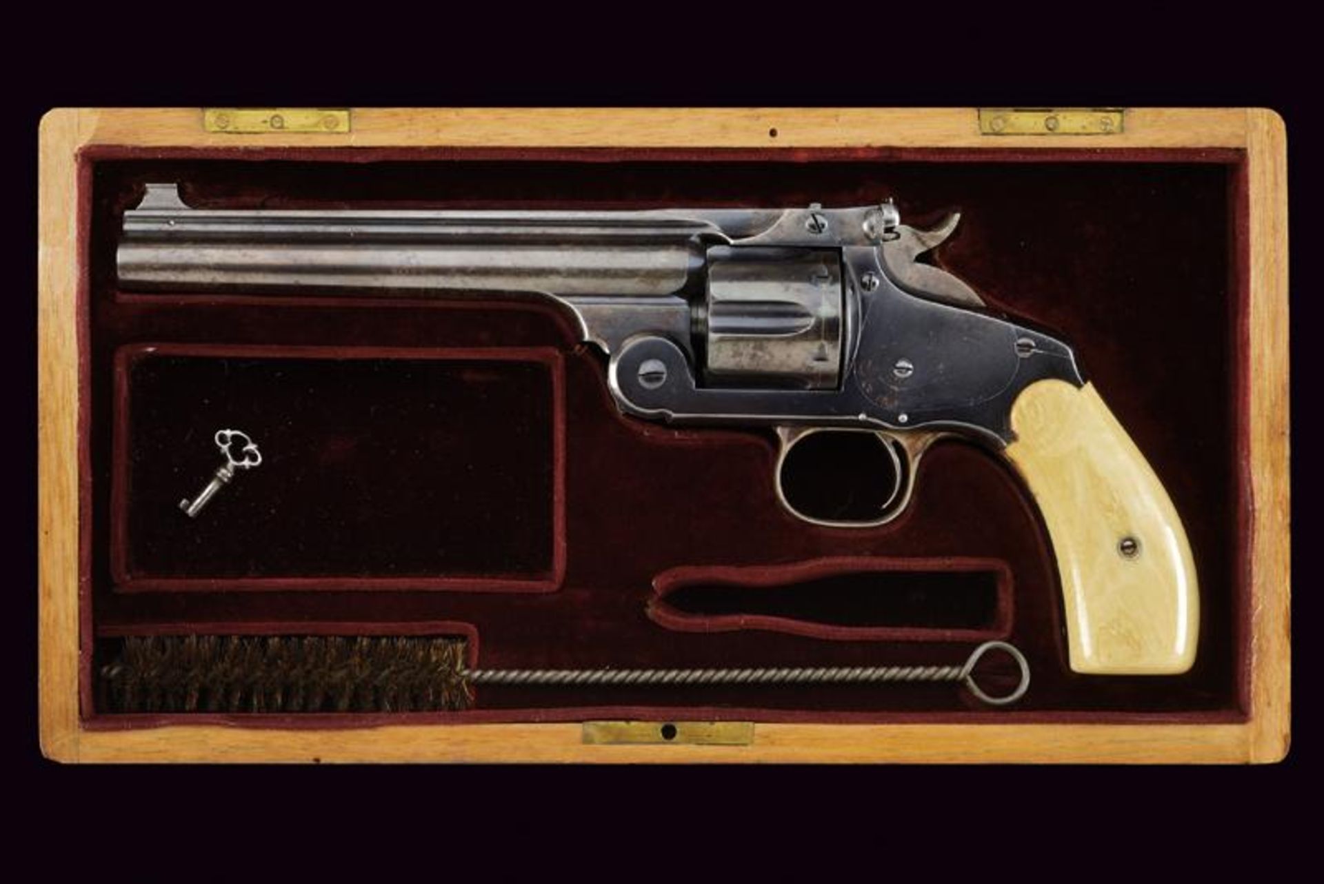 An interesting cased S&W New Model No. 3 Single Action Revolver - Image 7 of 7