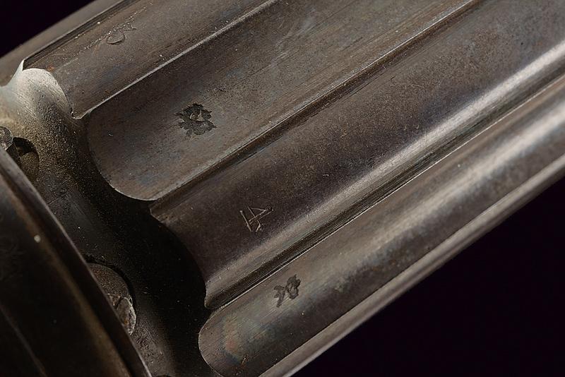 A percussion pepperbox revolver by Richards - Image 5 of 6