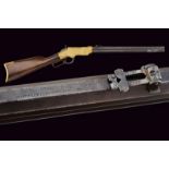 A rare Brass Frame Henry Rifle