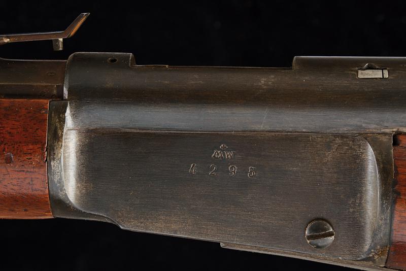 An 1869/71 model breechloading Vetterli Carbine with bayonet - Image 4 of 5