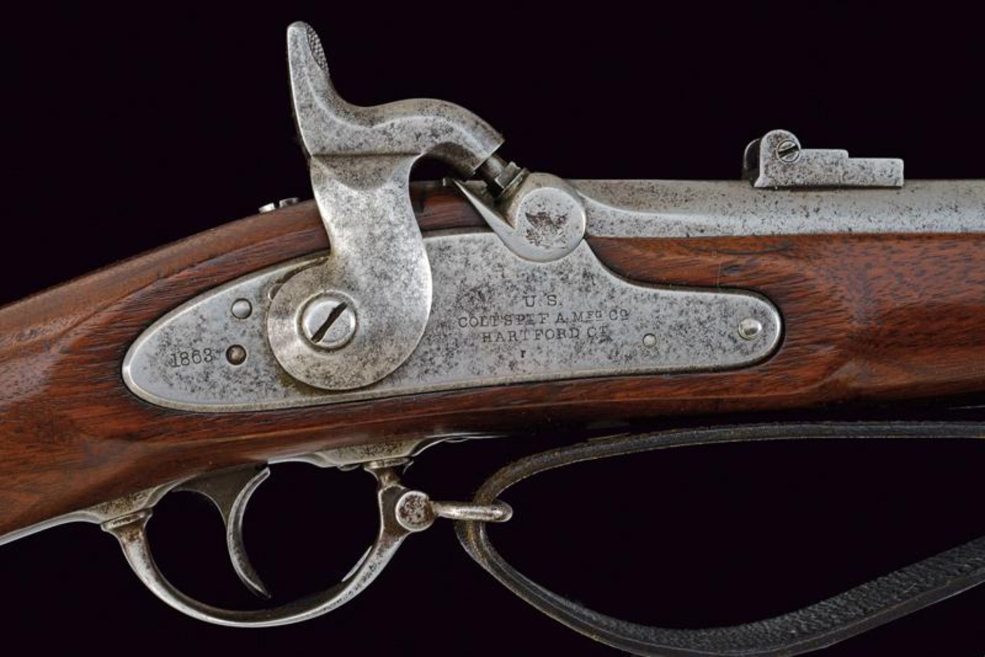 An interesting Colt Model 1861 Special Musket with bayonet - Image 6 of 18