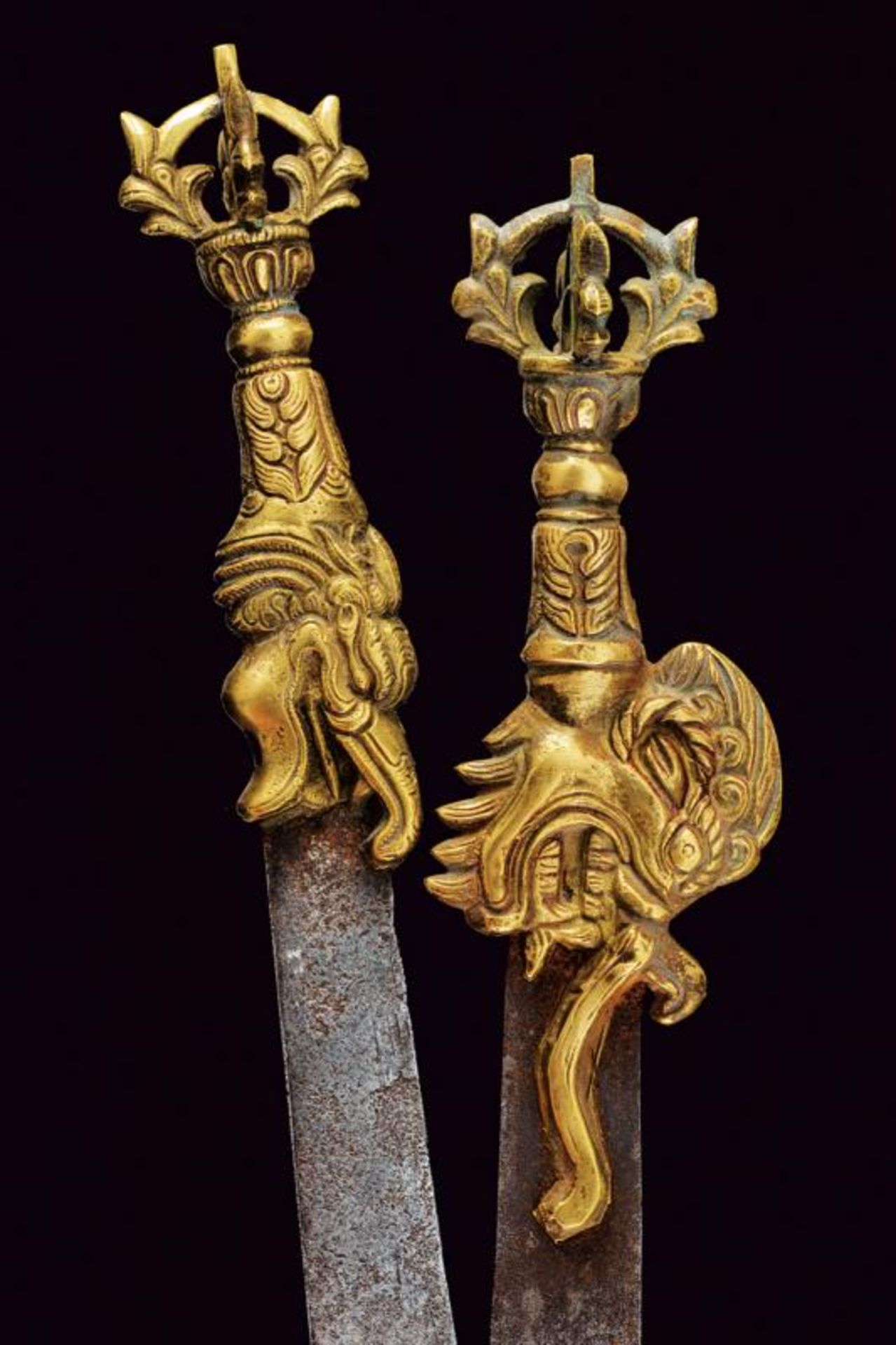A lot of two small Vajra swords - Bild 3 aus 3