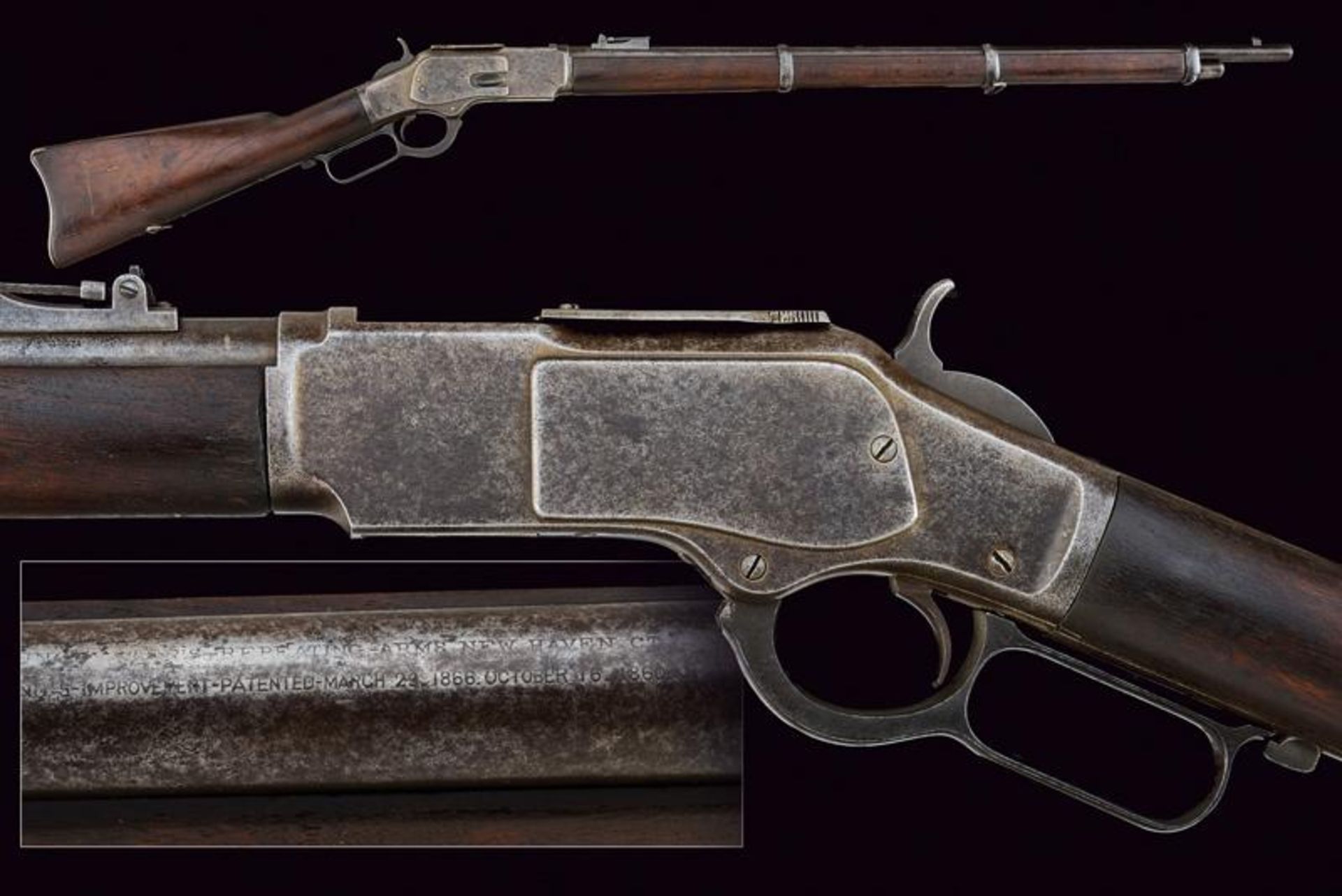 A Winchester Model 1873 Musket