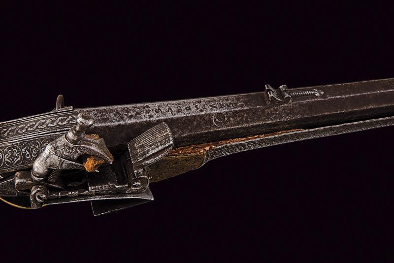 A miquelet flintlock gun - Image 3 of 6