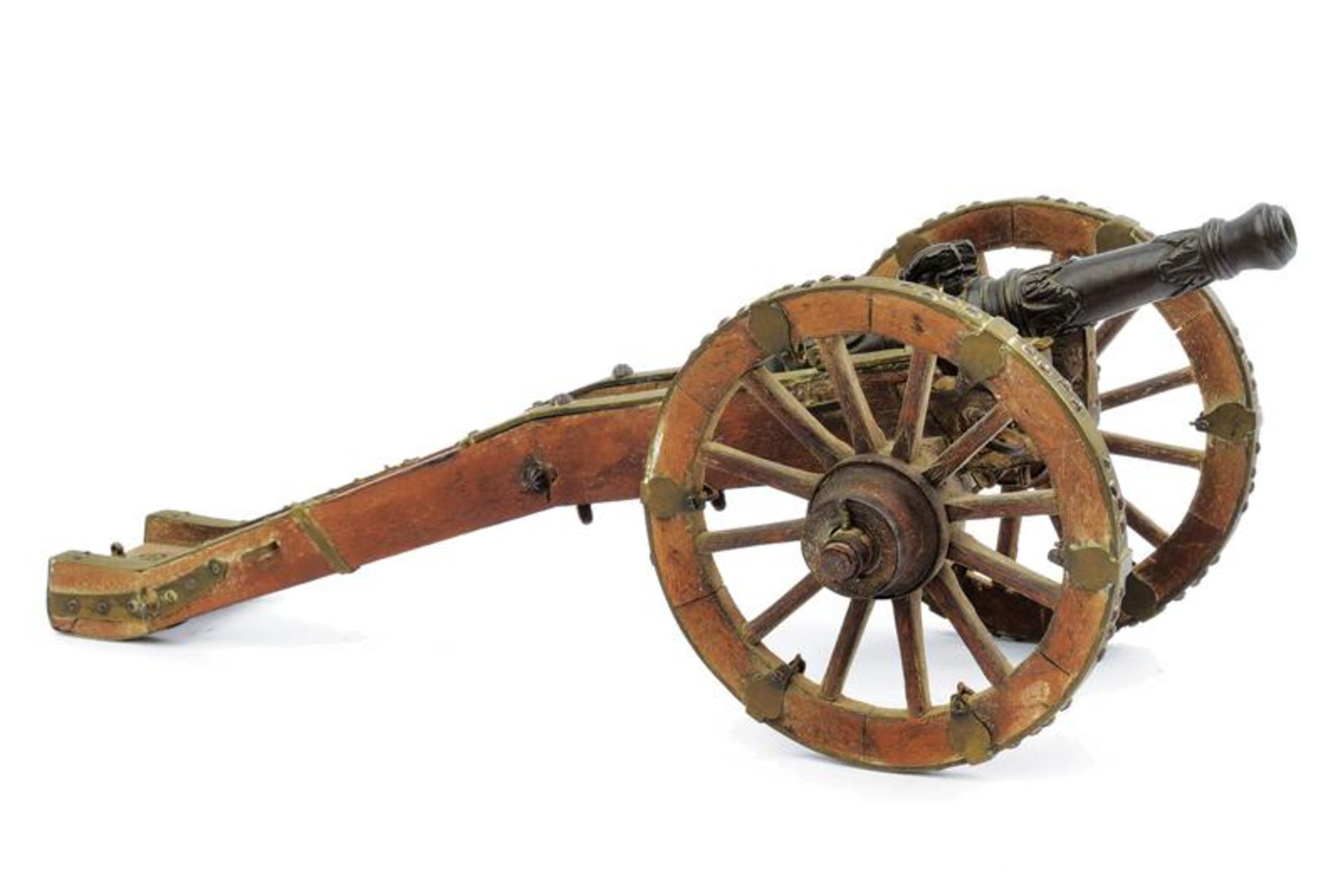 A miniature table cannon with suppor - Image 3 of 4