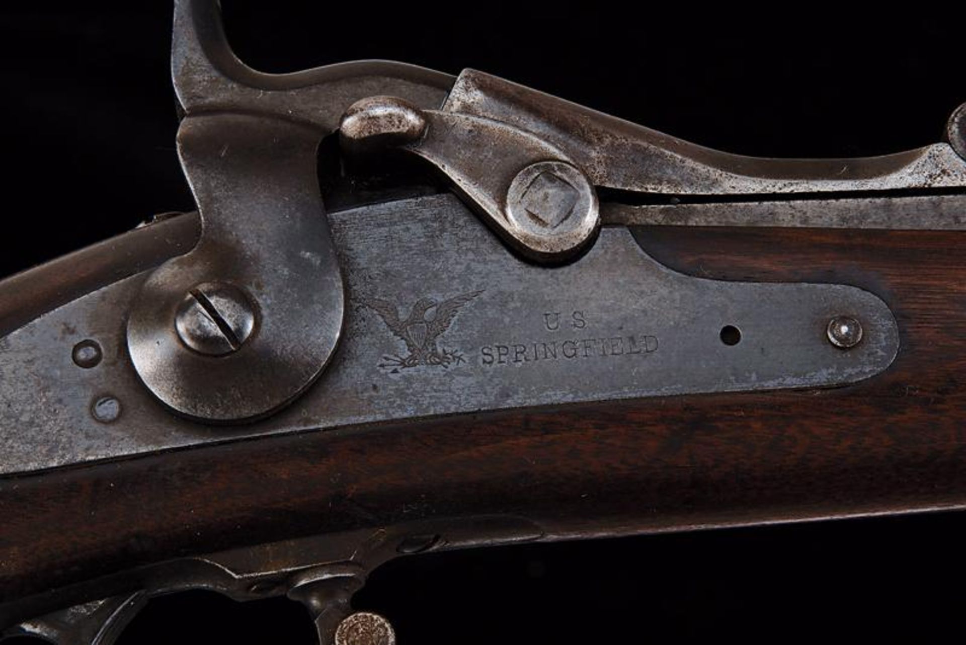 An 1873 model Springfield Trapdoor rifle - Bild 5 aus 7