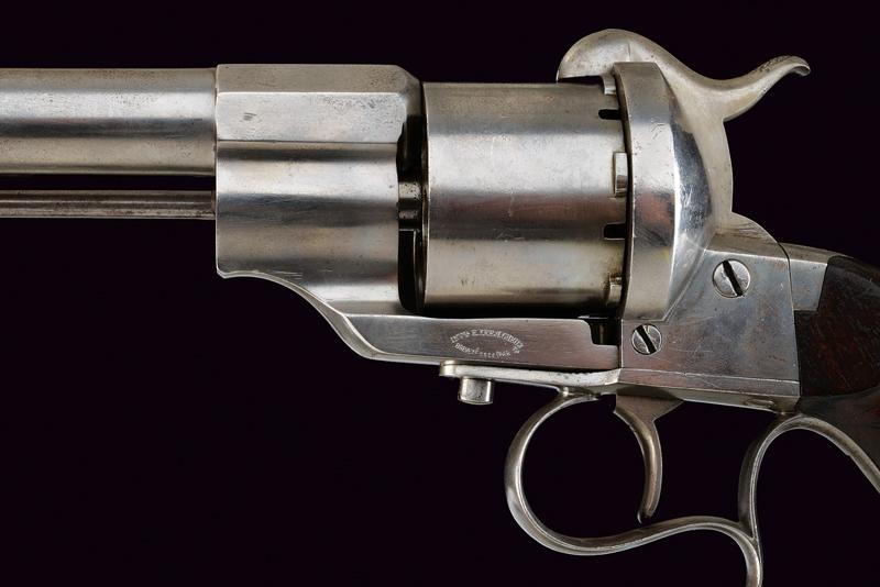 A 'long-type' Lefaucheux pin fire revolver - Image 5 of 6