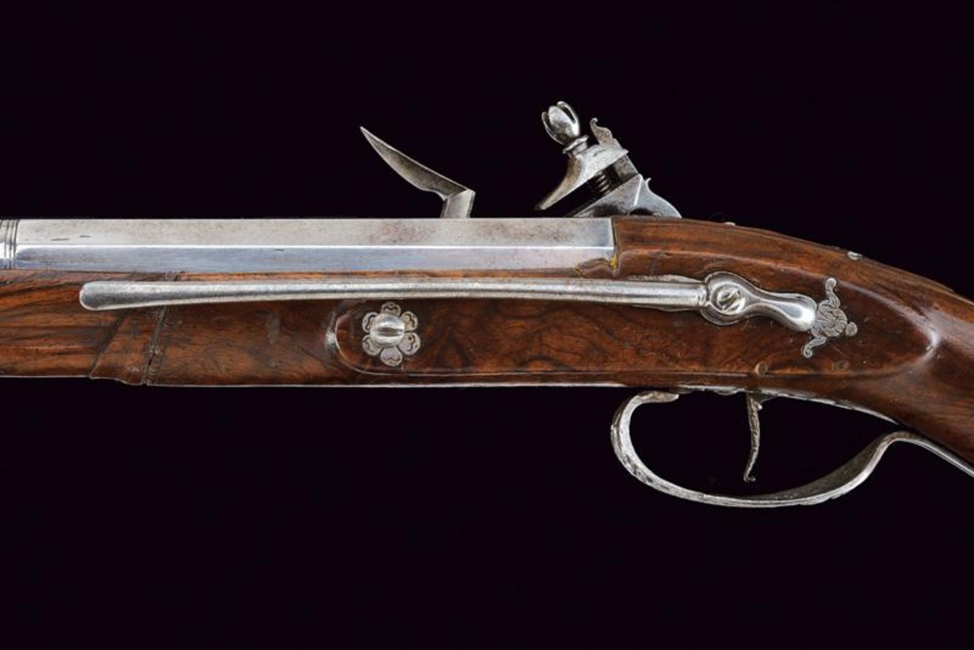 A pair of flintlock pistols by master 'FG' - Image 6 of 8