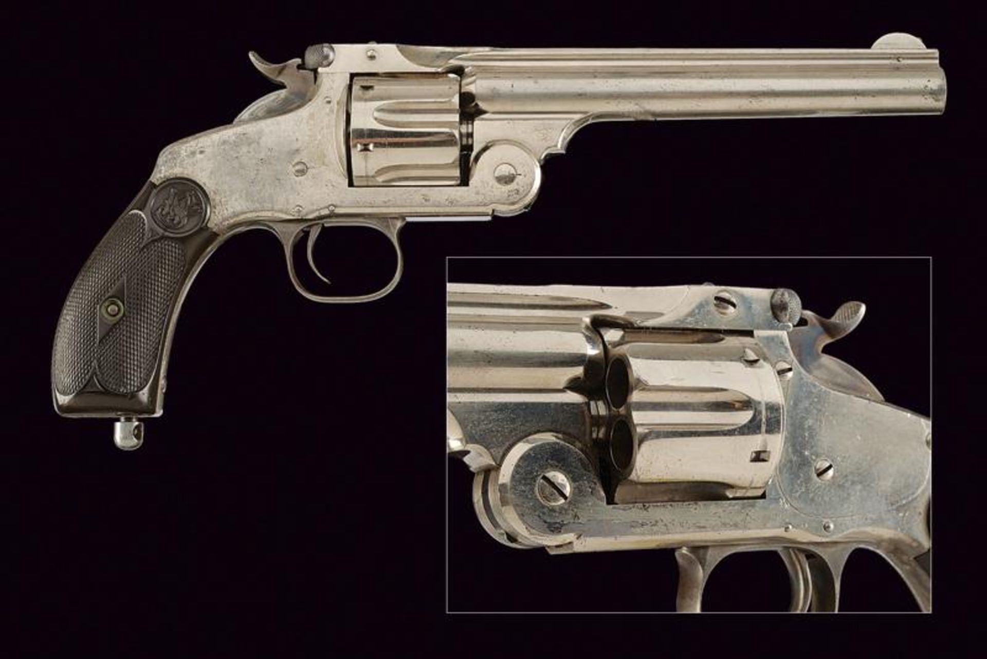A S&W New Model No. 3 Single Action Revolver