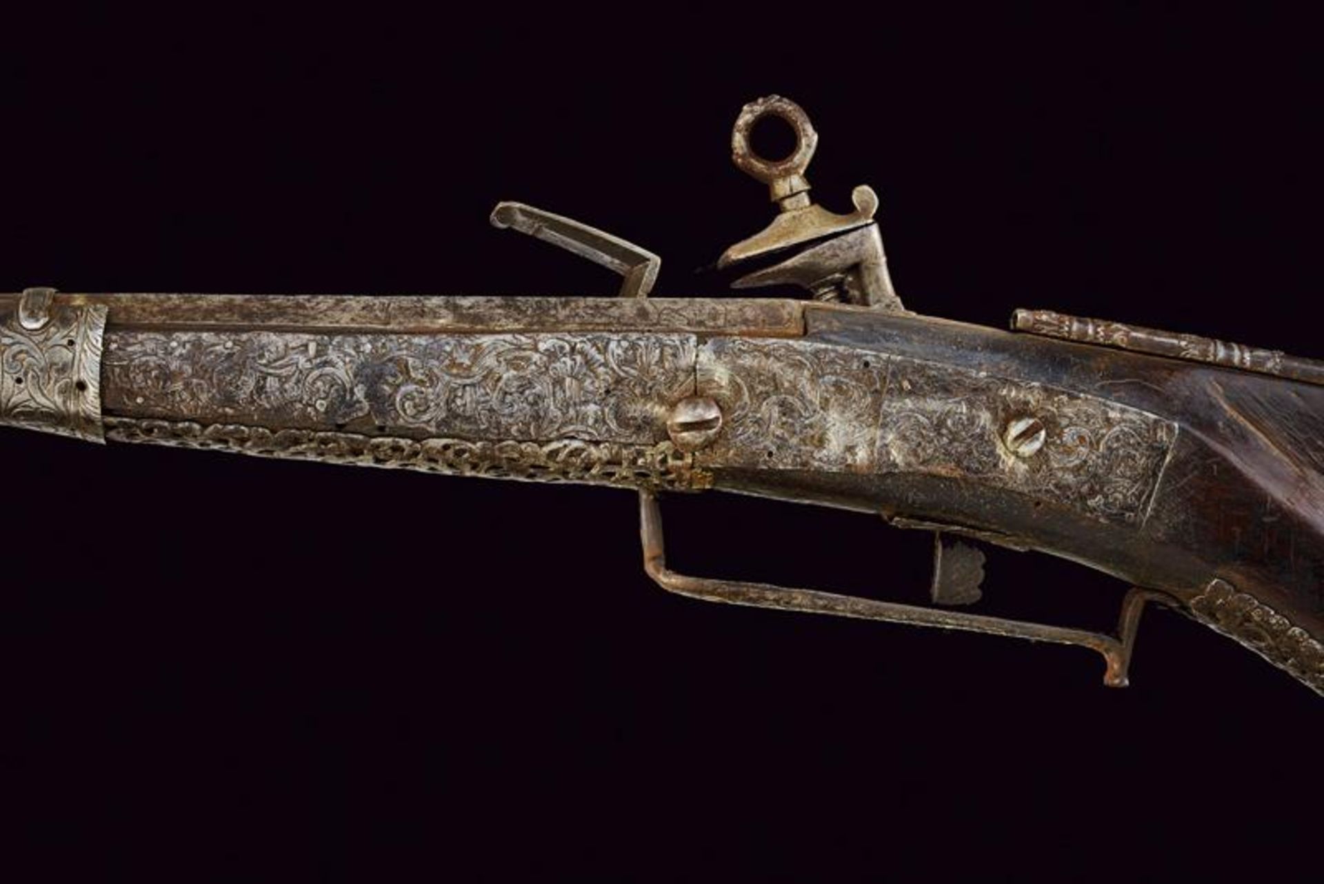 A miquelet flintlock gun - Image 4 of 10