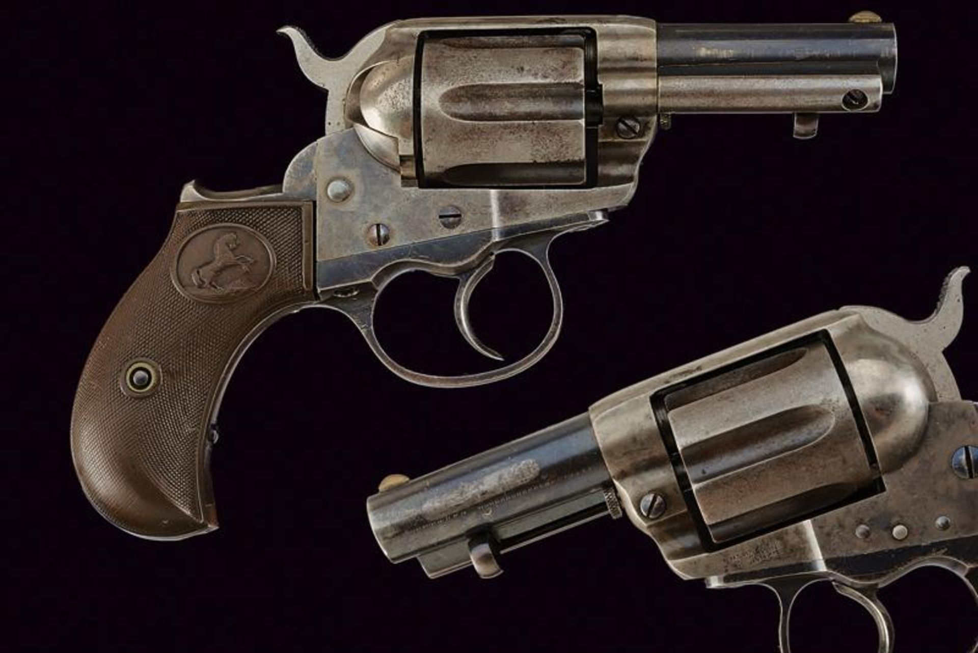 A 1877 Colt Model 'Thunderer' D.A. Revolver