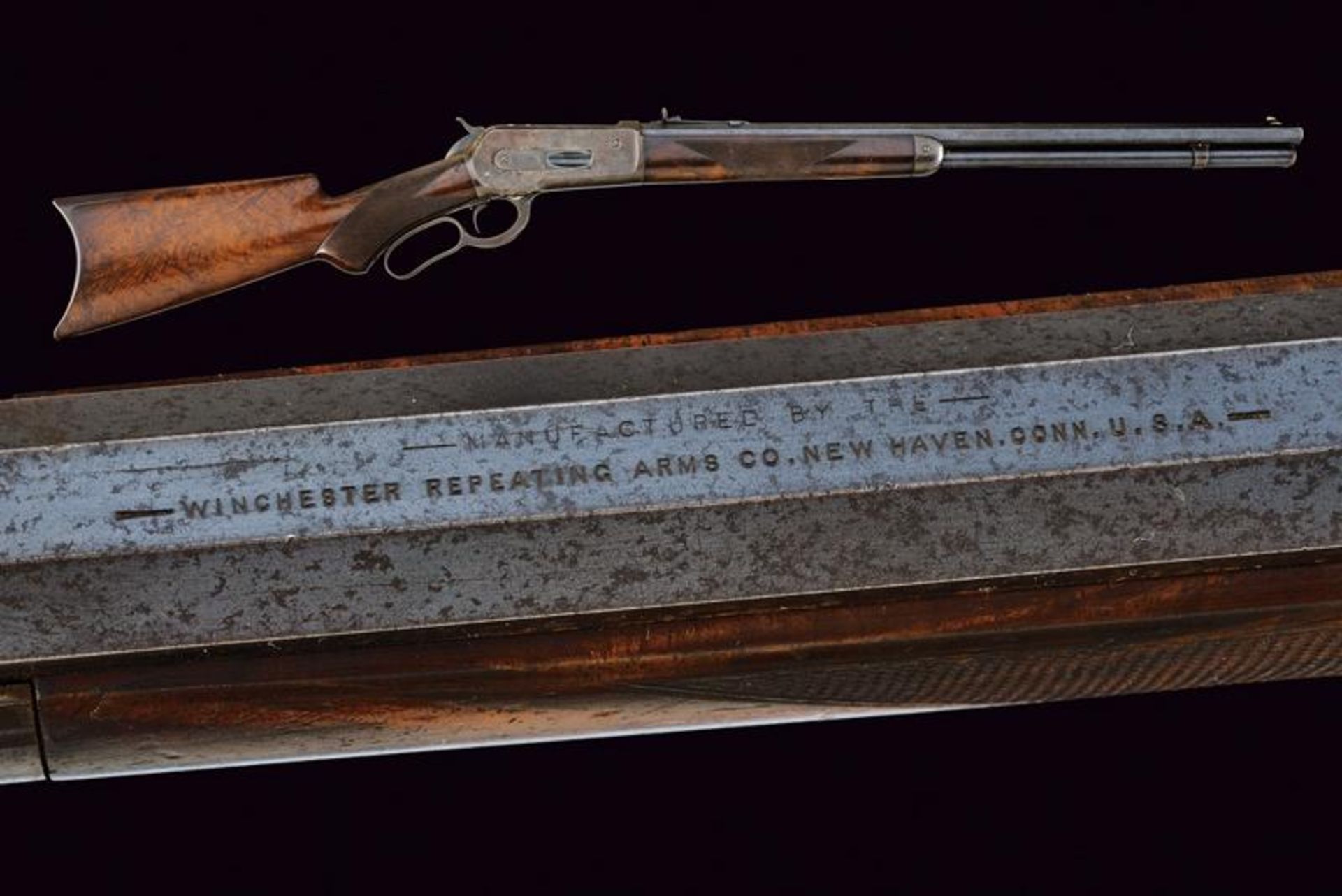 A Winchester Model 1886 Rifle