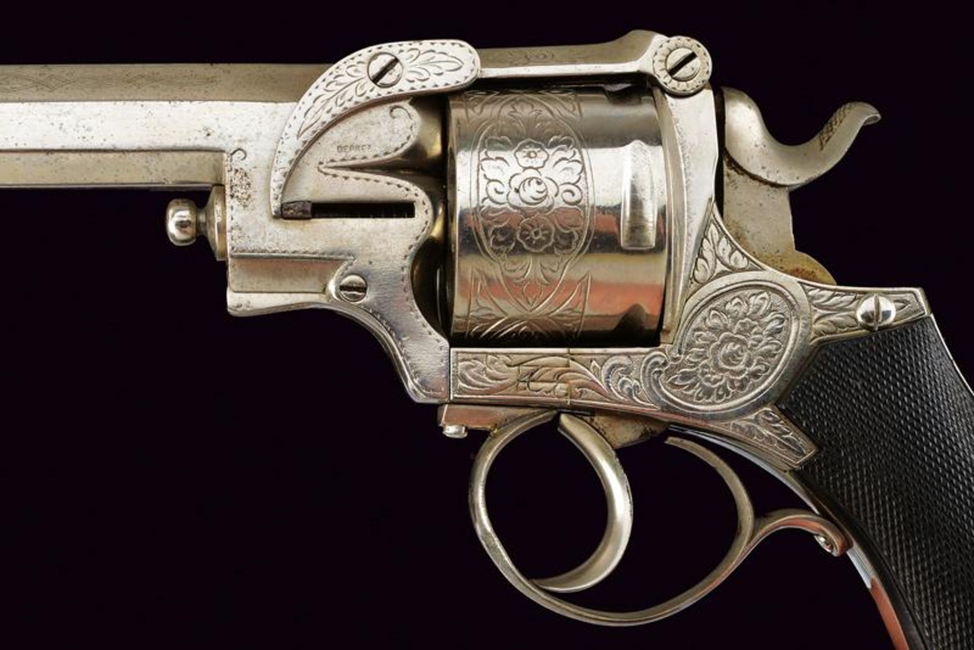 A rare Deprez centerfire revolver - Image 2 of 6