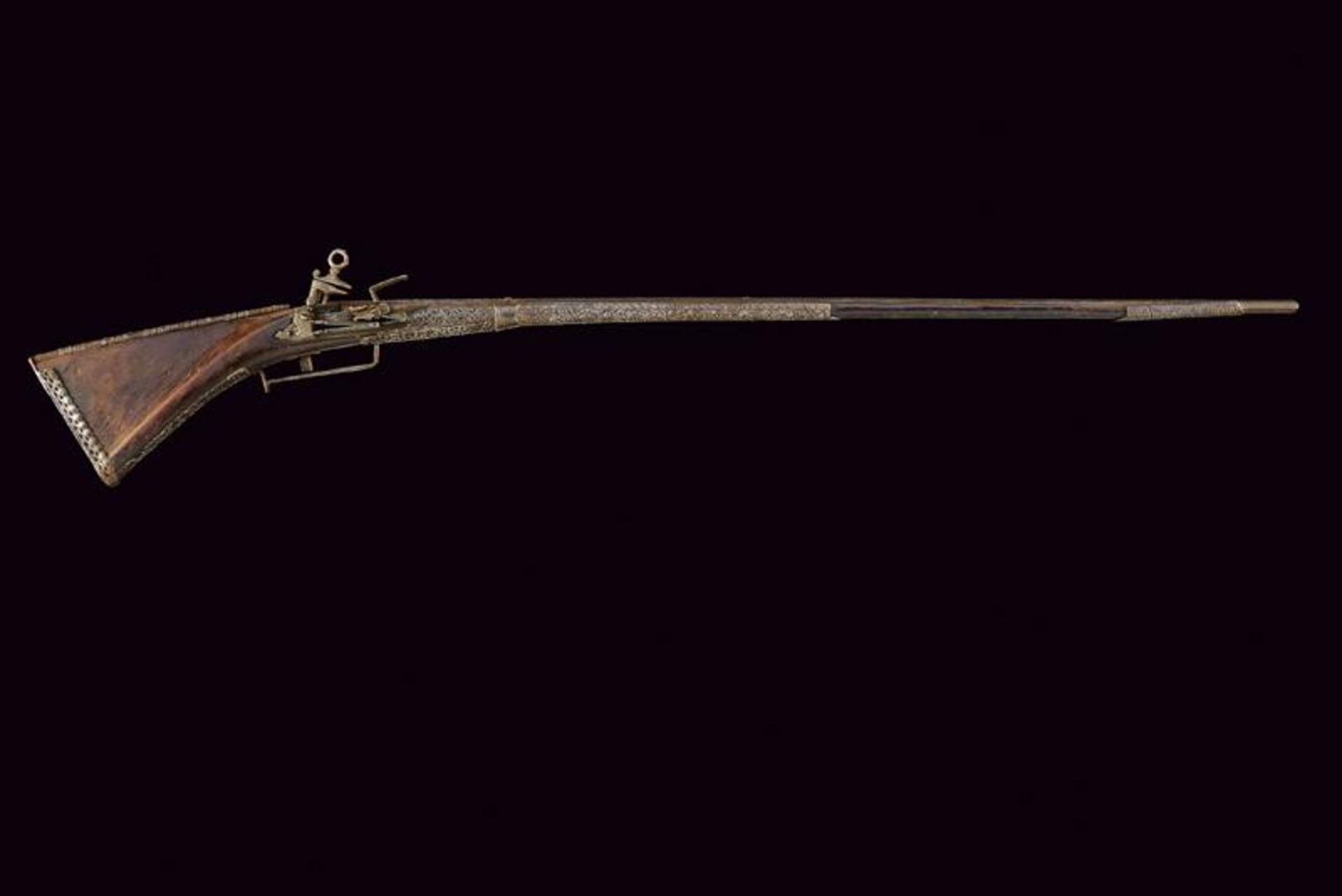 A miquelet flintlock gun - Image 10 of 10