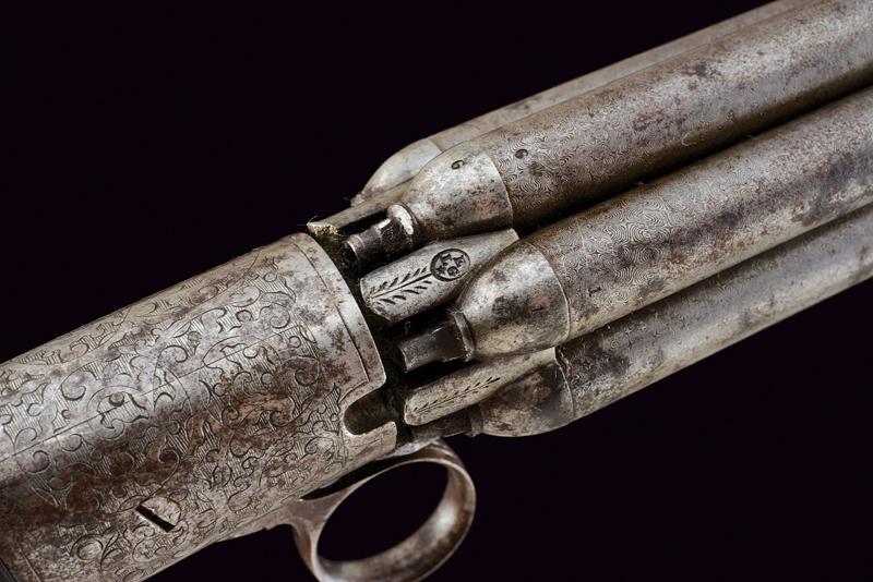 A percussion pepperbox revolver with long barrels - Image 2 of 8