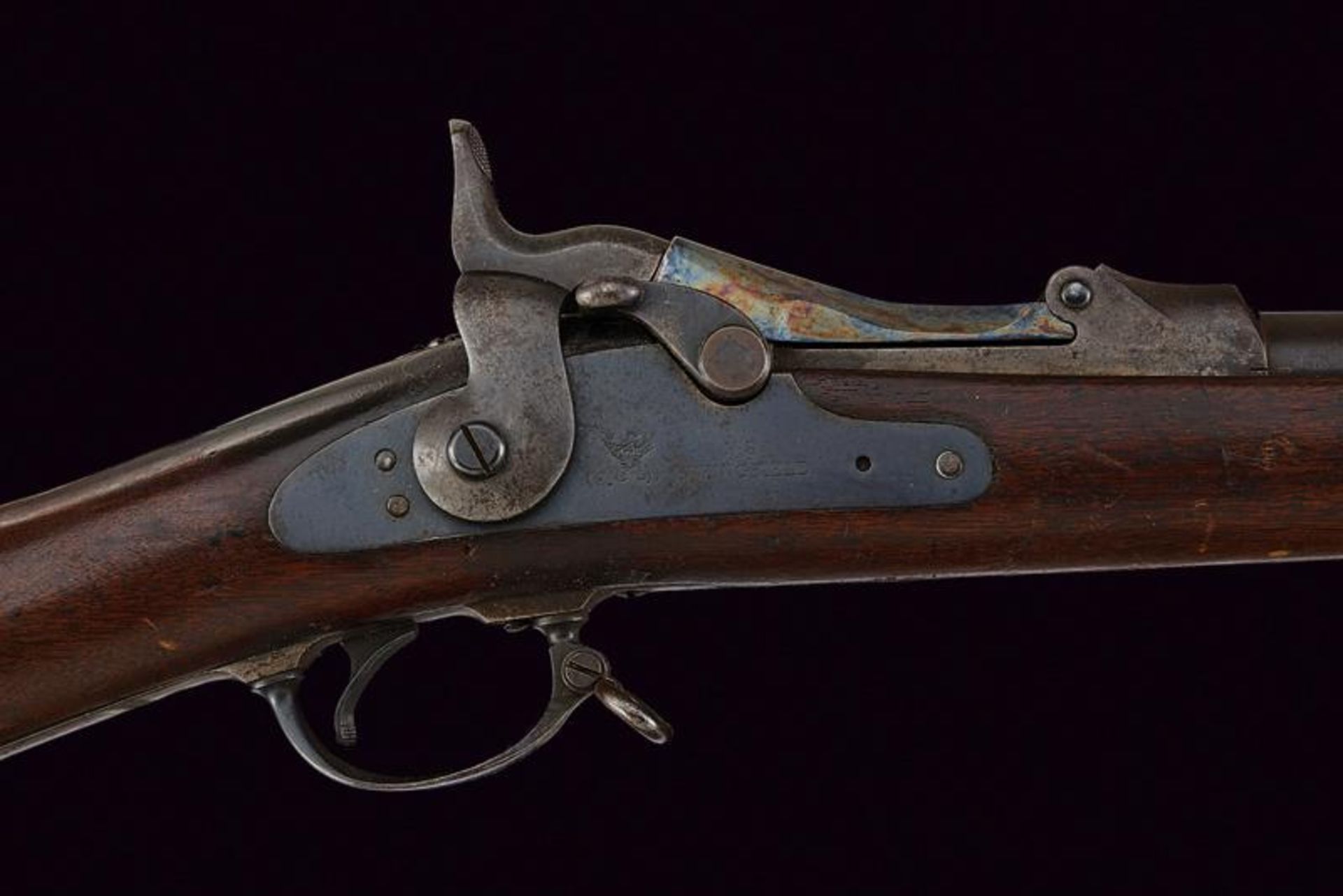 An 1873 model Springfield Trapdoor rifle - Bild 2 aus 7